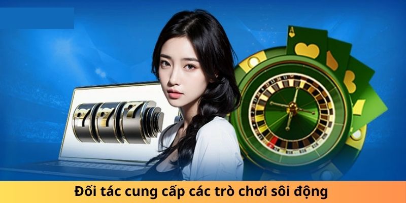 Hàng loạt đối tác cung cấp các trò chơi sôi động tại sảnh Live Casino Vin777