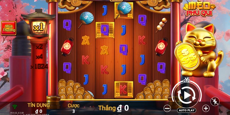 Mèo phú quý là một trong những tựa game hot tại sảnh